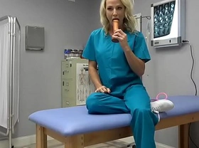 Camsoda - nurse420 masturbates at work during lunch