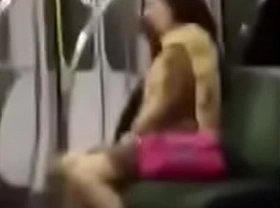 Flashporn in - chinese lady masturbate in public metro