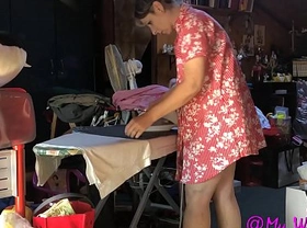 I'm ironing let me work the fuck i want it later