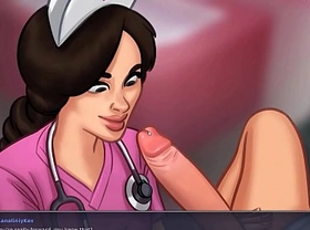 Hot sex with a mature lady and blowjob from a nurse l my sexiest gameplay moments l summertime saga v0 18 l part 12