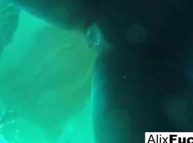 Underwater hidden camera lesbian fun with alix & jenna