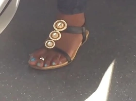 Hidden cam sexy ebony feet on train - more at girlsdatezone com