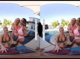 Naughty america three hotties bang their friend's son in vr