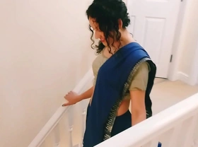 Desi young bhabhi strips from saree to please you christmas present pov indian