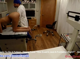 Clov cheer captain yasmine woods made to undergo sports physical by doctor tampa caught on hidden camera girlsgonegynocom