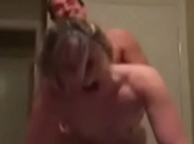 Wifes screaming painful cuckold anal for filming hubby